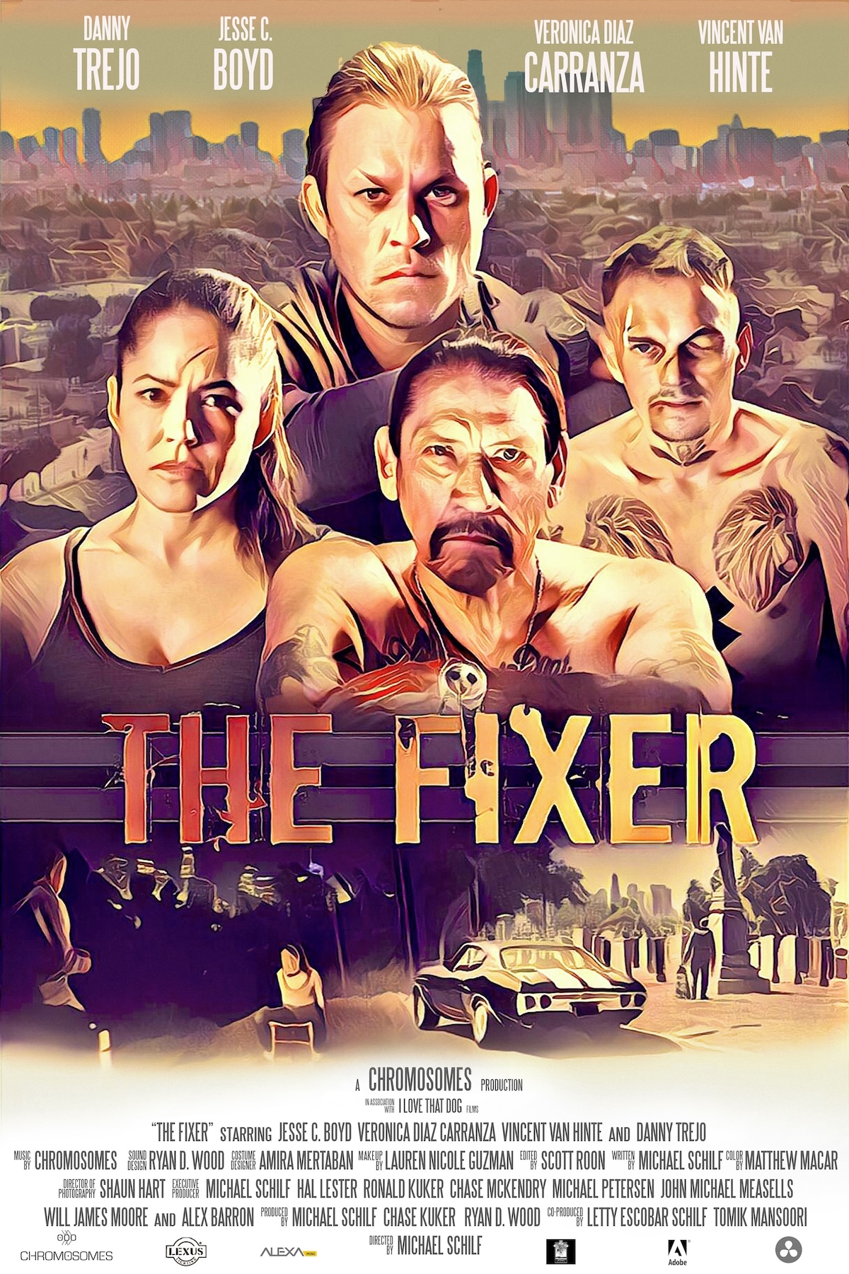 The Fixer — short film key art (alternate design)